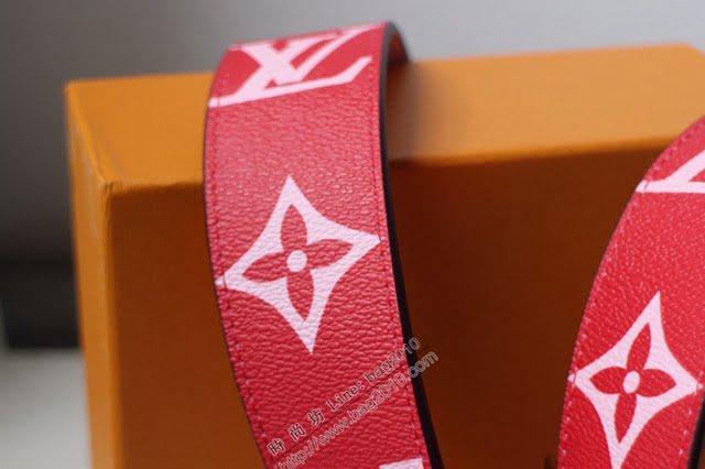 lv肩帶 新品MONOGRAM 肩帶 櫻桃紅  lvqb1203